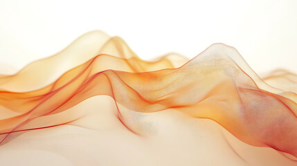 Aufkleber - Abstract visualization of data graphs in subtle earth tones, data science concept, the study and extraction of knowledge from data sets presented in an aesthetically pleasing manner