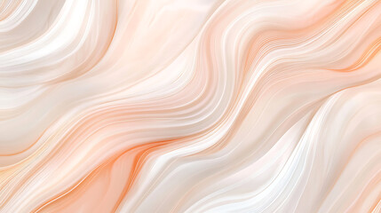 Leinwandbilder - An aesthetically pleasing vertical background featuring soft, elegant waves and flowing lines in a harmonious blend of pastel colors, perfect for serene design themes