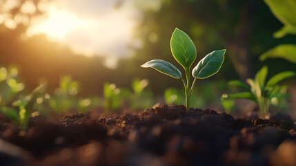 Poster - As seedlings grow in soil, innovation and ideas for 2022 are born, and this leads to success in the upcoming year