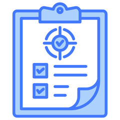 Poster - Outcomes Blue Icon