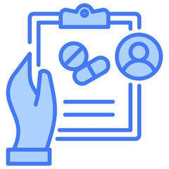 Poster - Intervention Blue Icon