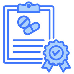 Poster - Quality Assurance Blue Icon