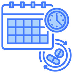 Poster - Events Blue Icon