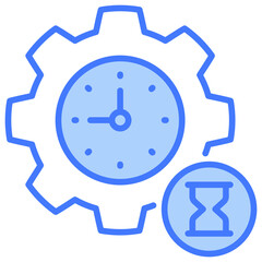 Poster - Delay Blue Icon