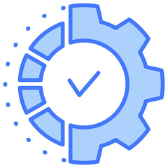 Poster - Progress Blue Icon