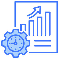 Poster - Efficiency Blue Icon