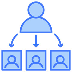 Poster - Delegate Blue Icon