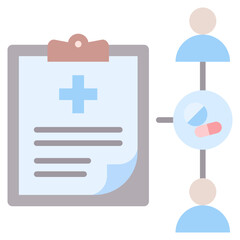 Poster - Clinical Trials Flat Icon