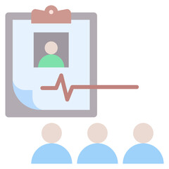 Poster - Participant Flat Icon