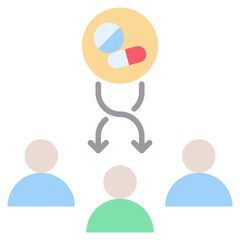 Poster - Randomize Flat Icon