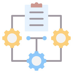 Poster - Document Management Flat Icon