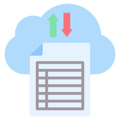Poster - Data Collection Flat Icon