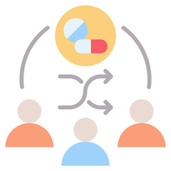 Poster - Randomize Flat Icon