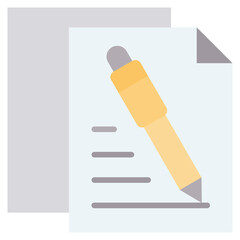 Poster - Edit Document Flat Icon