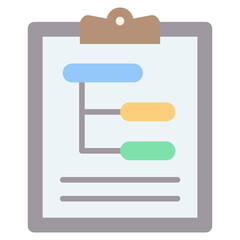 Poster - Subtask Flat Icon