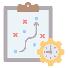 Poster - Project Plan Flat Icon