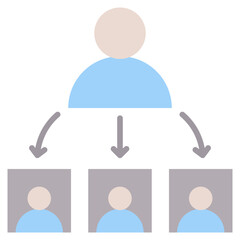 Poster - Delegate Flat Icon