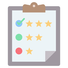 Poster - Evaluation Flat Icon