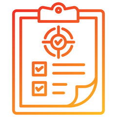 Poster - Outcomes Line Gradient Icon