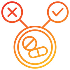 Poster - Feasibility Line Gradient Icon