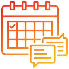 Poster - Follow Up Line Gradient Icon
