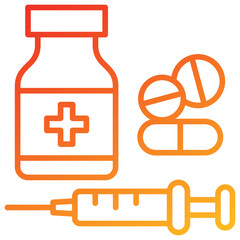 Poster - Treatment Line Gradient Icon
