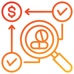 Poster - Survey Line Gradient Icon
