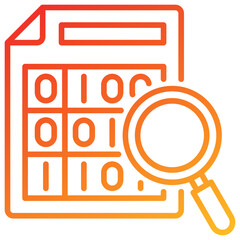 Poster - Data Line Gradient Icon
