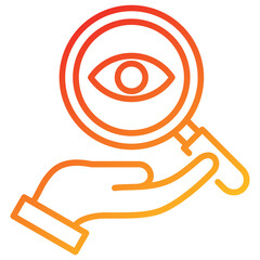 Poster - Observation Line Gradient Icon