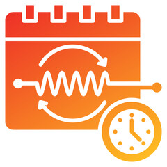 Poster - Longitudinal Glyph Gradient Icon