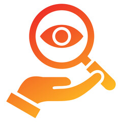 Poster - Observation Glyph Gradient Icon