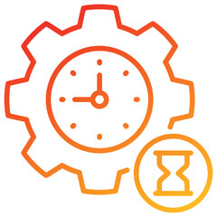 Poster - Delay Line Gradient Icon