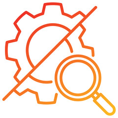 Poster - Breakdown Line Gradient Icon