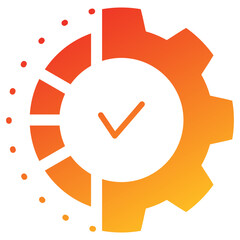 Poster - Progress Glyph Gradient Icon
