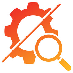 Poster - Breakdown Glyph Gradient Icon