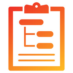 Poster - Subtask Glyph Gradient Icon