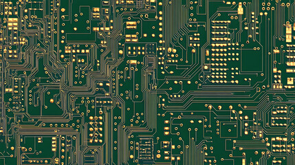 Poster - Chip circuit technology background