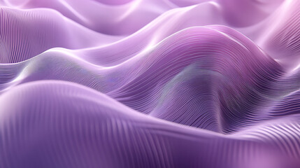Leinwandbilder - A beautiful purple silk background with wavy lines