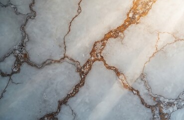 Aufkleber - Close-up view of marble texture. Grey, brown colors with gold veins. Stone surface background, natural pattern, design, luxury look for interior, exterior, construction, modern style.