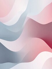 Leinwandbilder - Modern abstract background featuring layered gradient forms in soft pastel tones with a fluid minimalistic aesthetic created for contemporary design