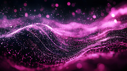 Poster - Dynamic data flow visualization digital realm abstract art cyber environment immersive perspective conceptual innovation