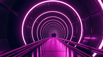 Poster - Exploring blockchain cybersecurity encrypted tunnel visualization futuristic environment digital concept art