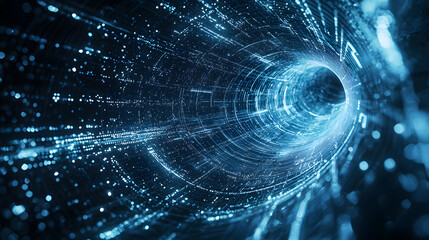 Poster - Innovative sustainable tech systems digital realm visual concept futuristic environment abstract viewpoint