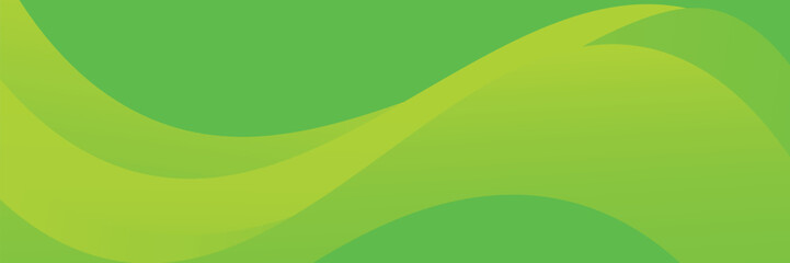 abstract green background with dynamic waves layer
