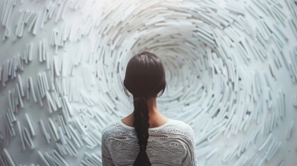 Poster - Abstract visualization of emotional perspective shift in daily situations