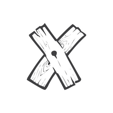 Alphabet graphic design latter vector illustration.