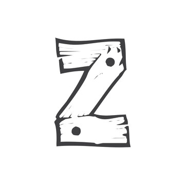Alphabet graphic design latter vector illustration.