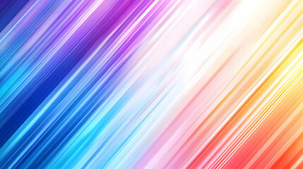 Poster - Colorful Diagonal Striped Abstract Background Design