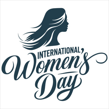 international women's day typography