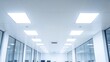 © MySamLobatobrock - Modern, bright office corridor with recessed lighting (1)